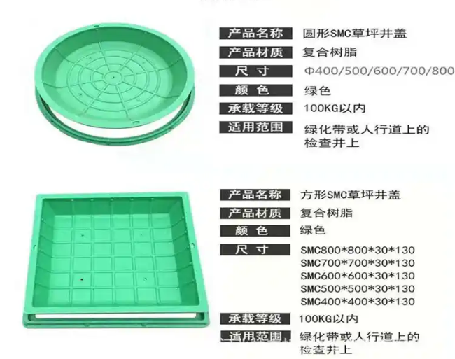 西塞山树脂复合种植井盖展示
